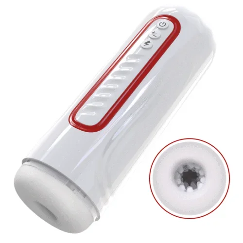 Carter One-click Climax Moaning 7 Telescoping & Vibrating Masturbation Cup