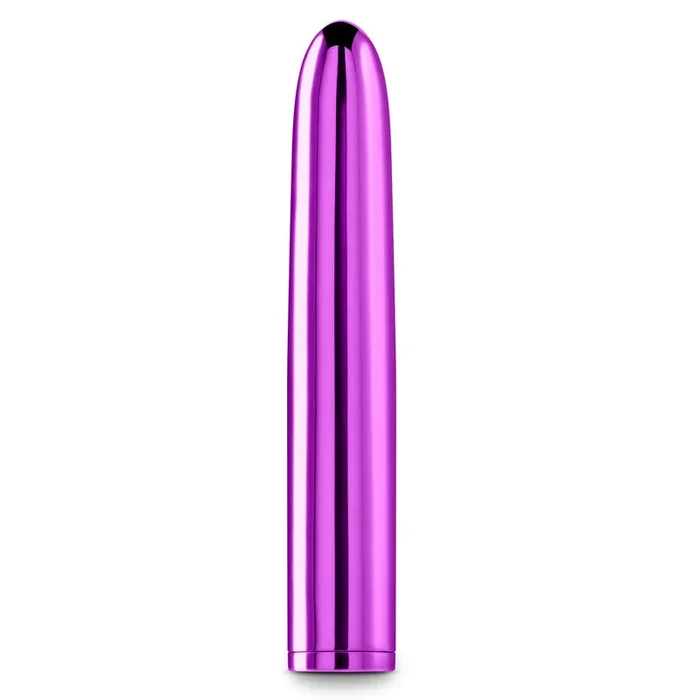 Chroma 7″ Rechargeable Metallic Multispeed Straight Vibrator