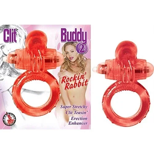 Clit Buddy 2 Red – Male Cock Ring Sex Toy