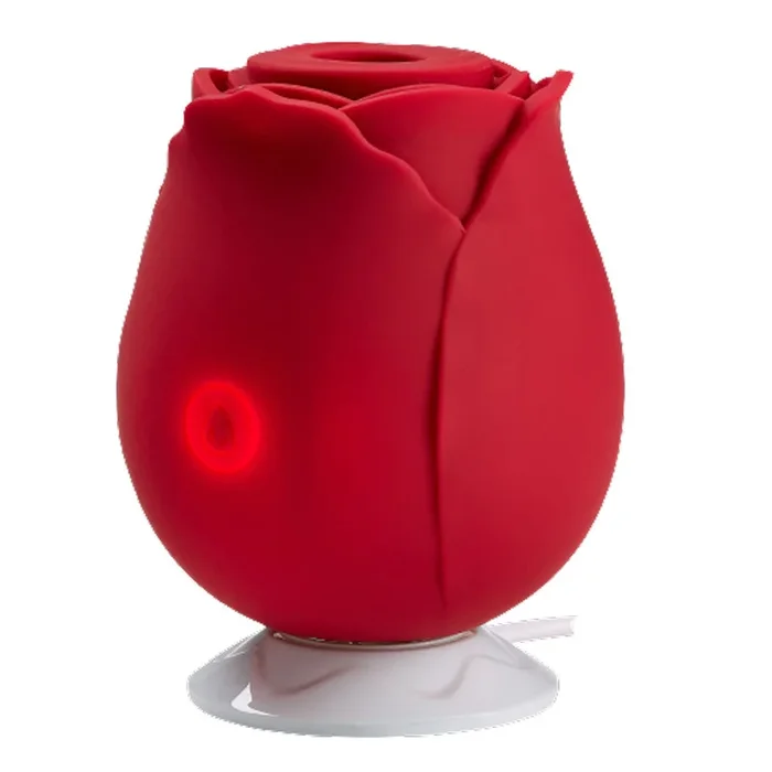 Cloud 9 Health & Wellness Rose Suction Stimulator Red