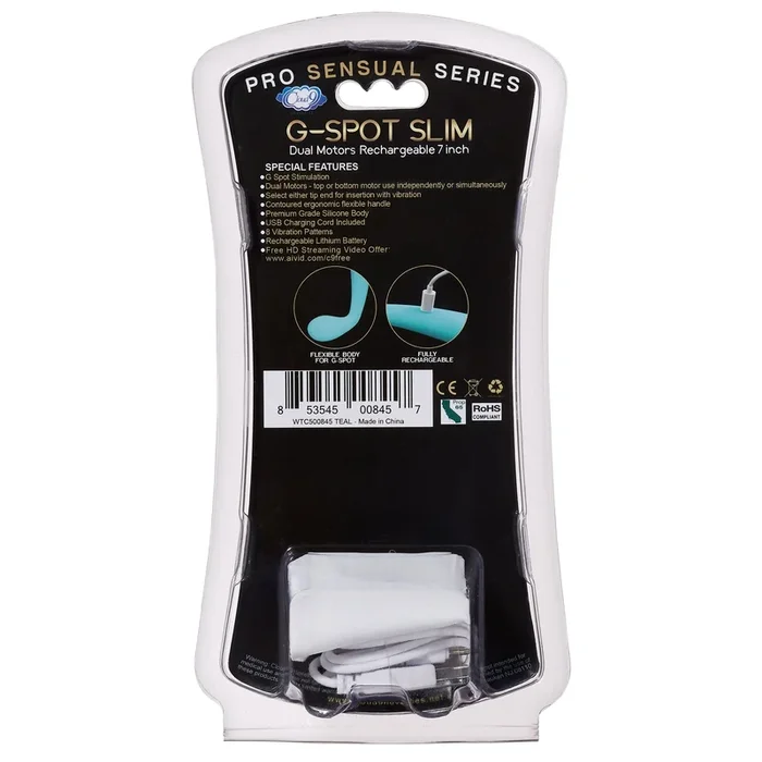 Cloud 9 Novelties G-Spot Vibrator Slim 7 Inch Flexible Body Vibrator