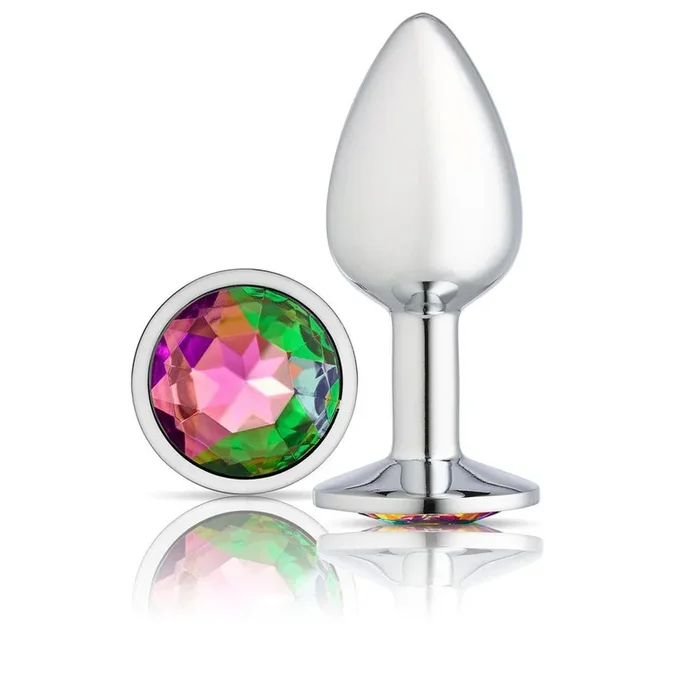 Cloud 9 Novelties Gems Silver Chromed Anal Plug – Medium