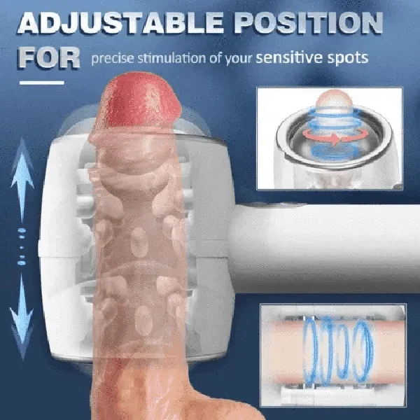 Cock Shaft Masturbator | 6 Modes | Universal Size | Anti Clockwise Function | USB