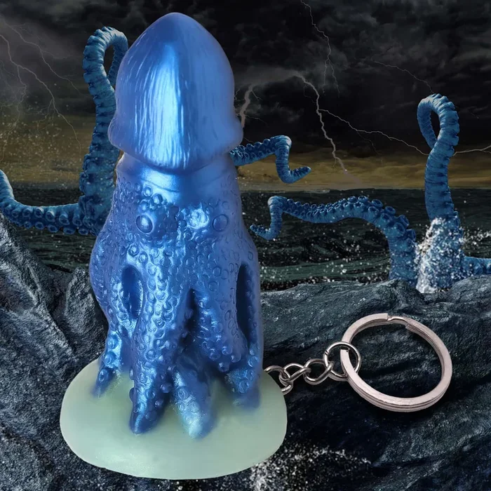 Cocktopus Keychain – Blue