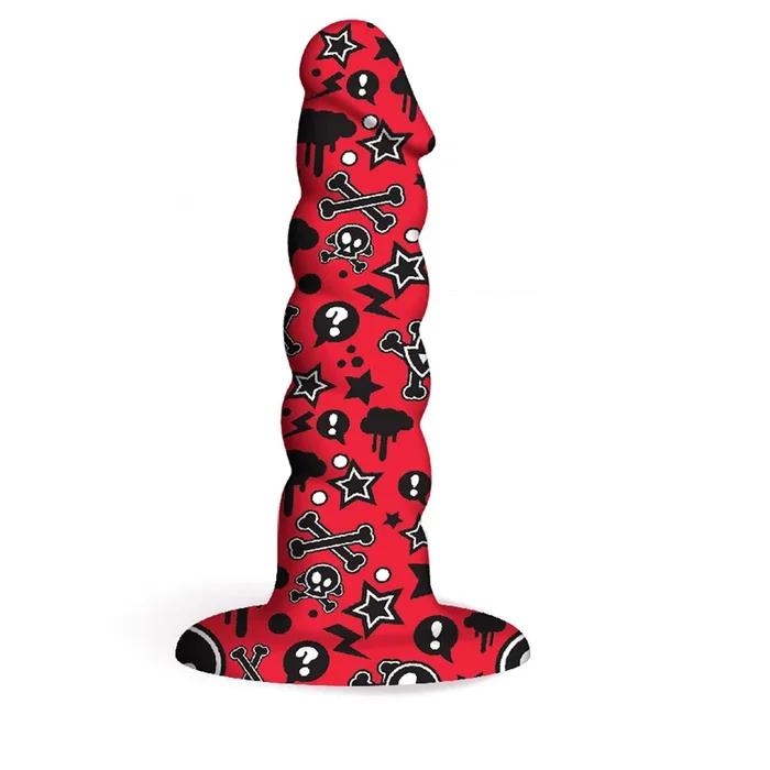 Collage Tattooed Silicone Dildo