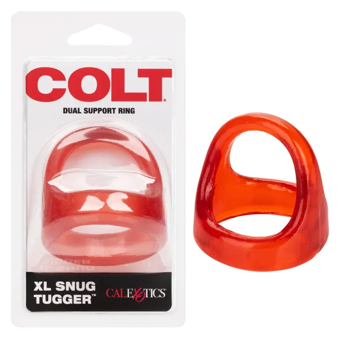 Colt XL SNUG TUGGER Red – Enhance Your Erections with Our Cock and Ball Ring
