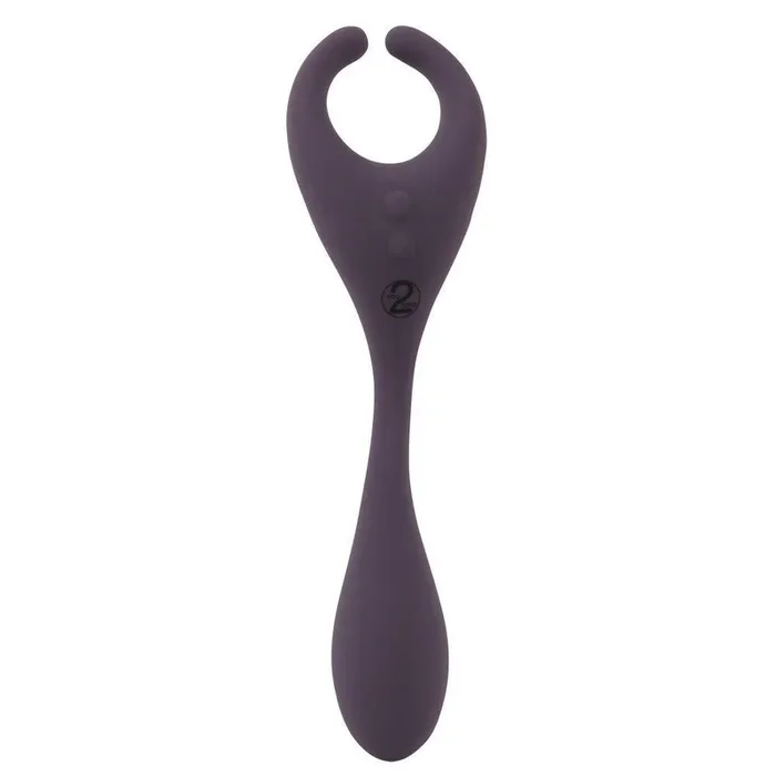 Couple vibrator “Remote Controlled” made of silicone – with remote control 18.5 cm (purple)