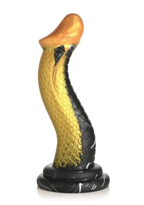 Creature Cocks Golden Mamba Silicone Dildo – Snake Fantasy Toy