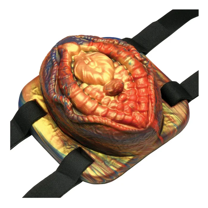 Creature Cocks Hell’s Angel Vibrating Silicone Grinder With Harness