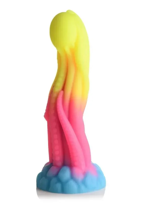 Creature Cocks Tenta-Glow Glow-in-The-Dark Silicone Dildo