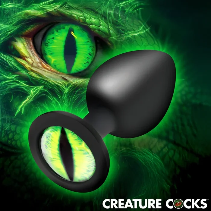 Creature Eye Green Eye Silicone Butt Plug – Medium