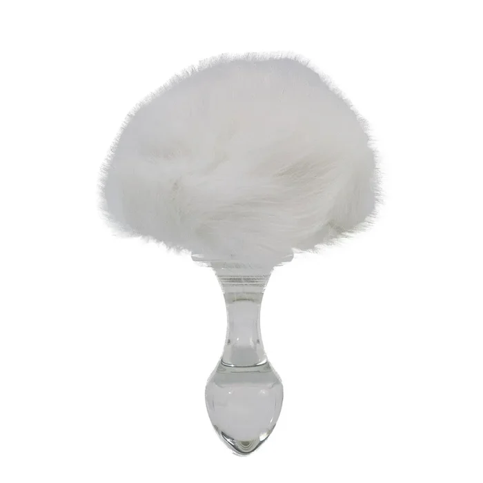 Crystal Delights Magnetic Bunny Tail – White