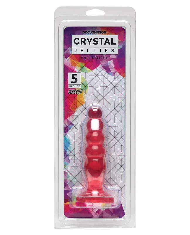 Crystal Jellies 5″ Anal Delight – Pink