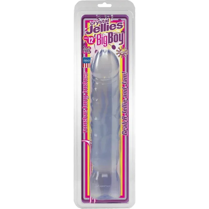 Crystal Jellies Big Boy 12 Inch – Clear