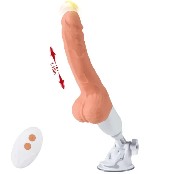 Cyclone 7″ Realistic Dildo | Thrusting | Heating | Vibrating | Flesh | Suction Cub