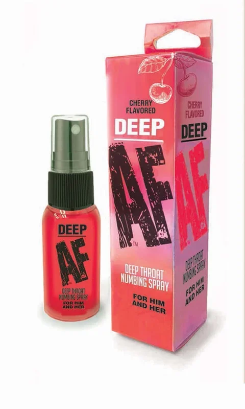 Deep Af Deep Throat Numbing Spray – Cherry – 1 Fl. Oz.
