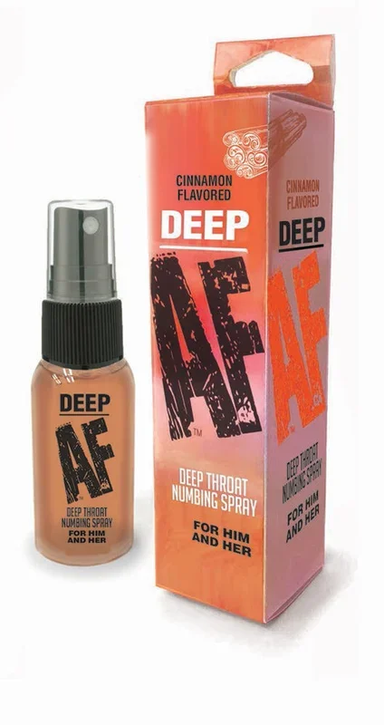 Deep Af Deep Throat Numbing Spray – Cinnamon – 1 Fl. Oz.