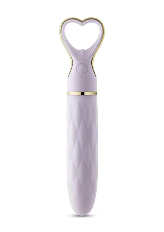 Delice Heartthrob Rechargeable Silicone Vibrator – Lavender Love