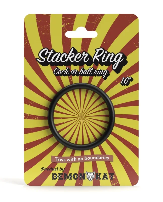 Demon Kat 1.6′ Stacker Ring – Black
