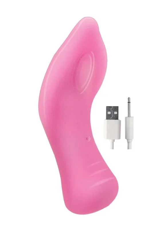 Devine Vibes Exciter Rechargeable Silicone Glow In The Dark Vibrator