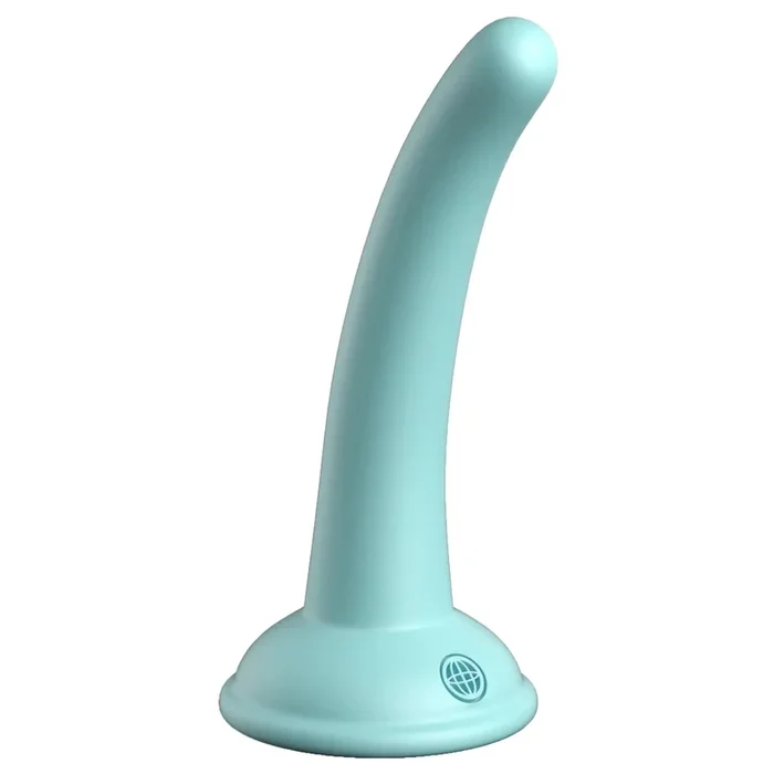 Dillio Curious Five 5 Inch Platinum Silicone Dildo – Teal