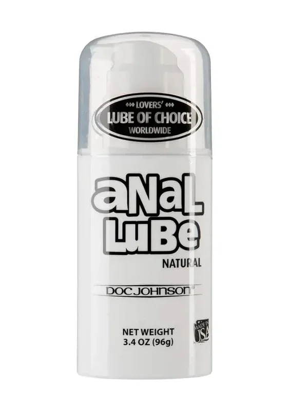 Doc Johnson Anal Glide | Lovers Glide Of Choice | Natural | Oil Based Lubricant