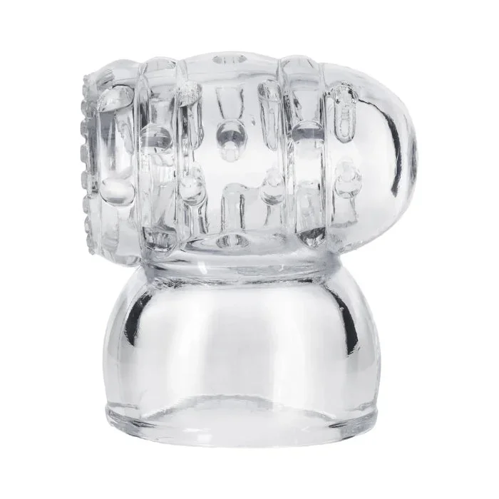 Doc Johnson Merci Cock Teaser Textured Head Stimulator Clear Wand Attachment