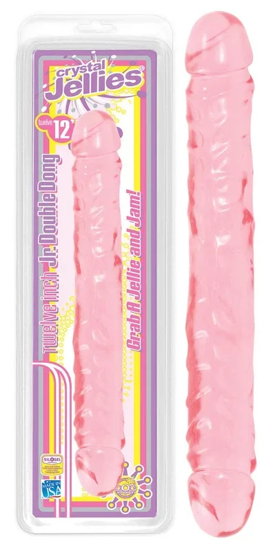 Doppeldildo Pink Jellie 30,5 x 3,6 cm