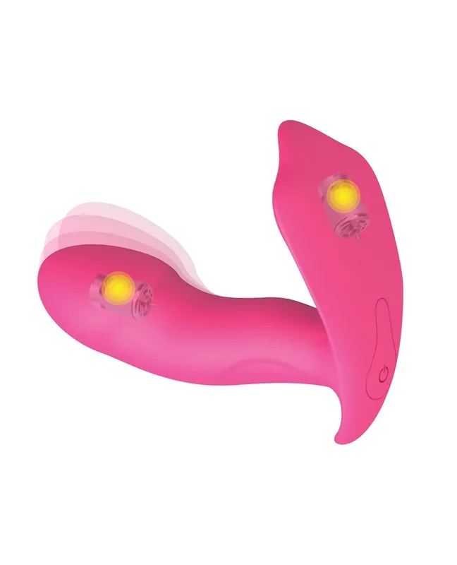 Dorcel Secret Clit Dual Stim Heating and Voice Control – Pink
