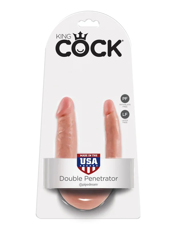 Double dildo double stuffer 34 x 3 cm
