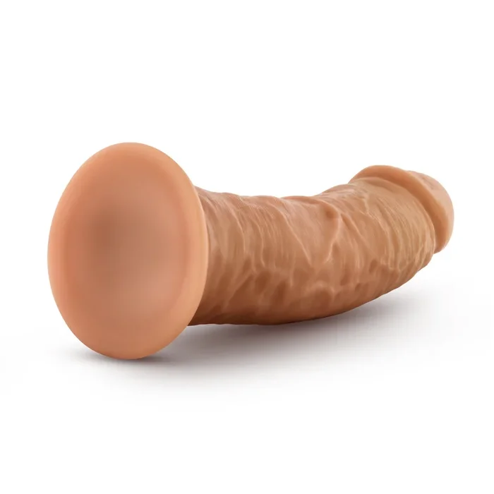 Dr. Skin Glide 8 Inch Self Lubricating Dildo – – Mocha