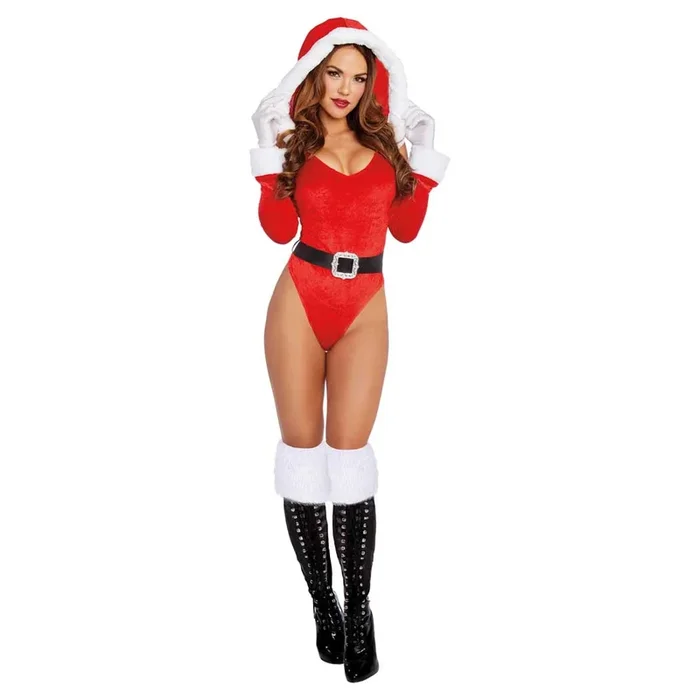 Dreamgirl Santa’s Helper Hooded Bodysuit Costume