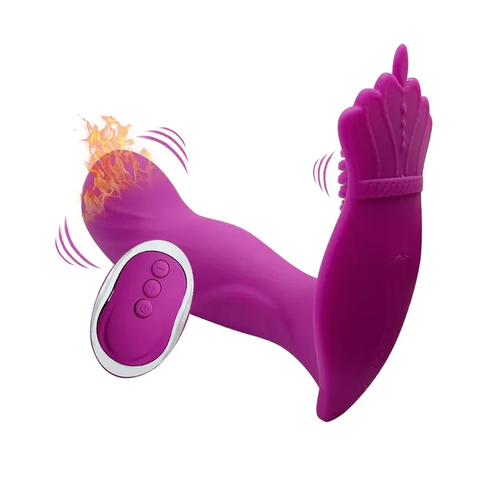 Dual Motors Remote Control Wearable Vibrator