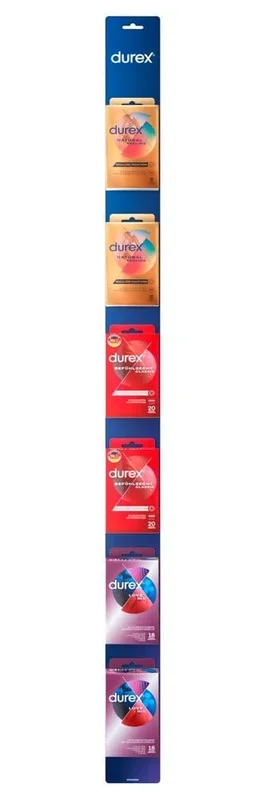 Durex Clipstrip condom collection