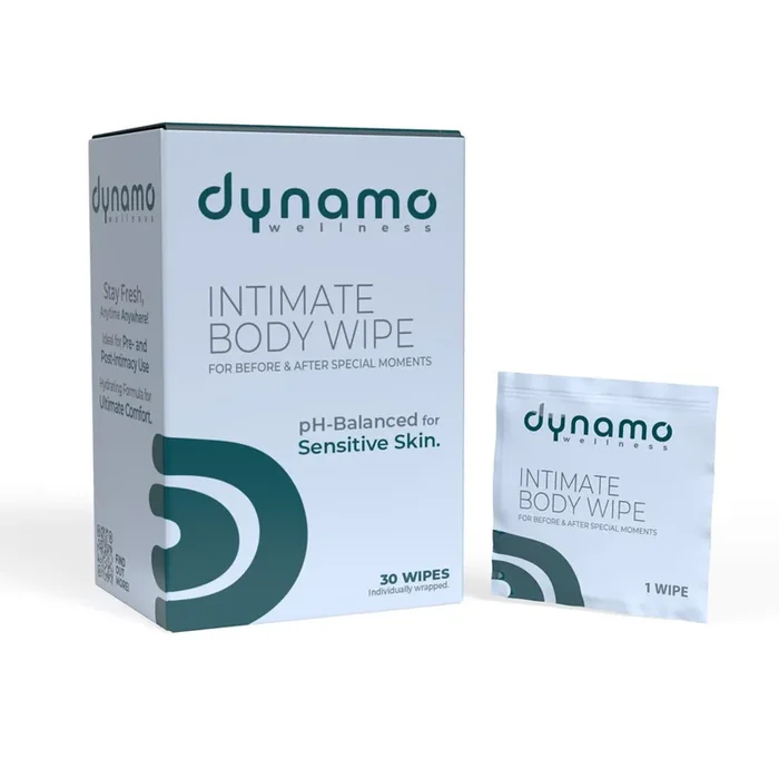 Dynamo Wellness Intimate Body Wipe – 30 Pack
