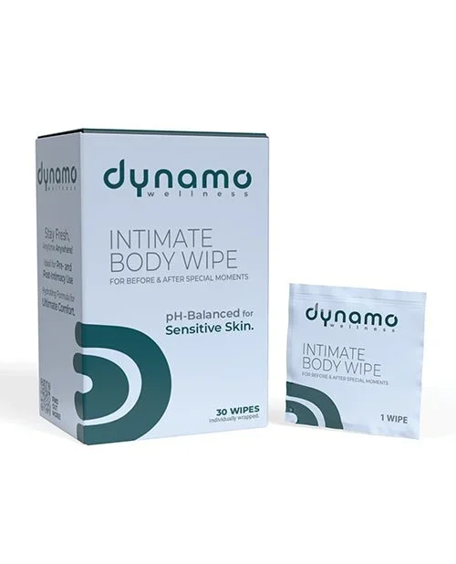 Dynamo Wellness Intimate Body Wipe – 30 Pack