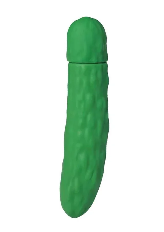 Edgy Veggies Pesky Pickle Rechargeable Silicone Vibrator