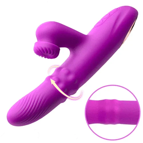 Elara – 3 In 1 Thrusting Rotating Rolling Beads G-spot Vibrator Triple Stimulation