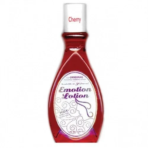 Emotion Lotion Cherry 4oz – Flavored Personal Lubricant Lube