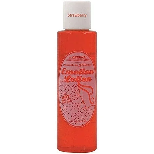 Emotion Lotion Strawberry 4oz – Flavored Personal Lubricant Lube