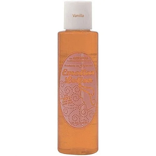 Emotion Lotion Vanilla 4oz – Flavored Personal Lubricant Lube