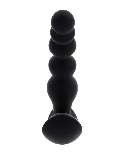 Evolved Bead Me Up Curved Anal Vibrator w/Remote Control – Black