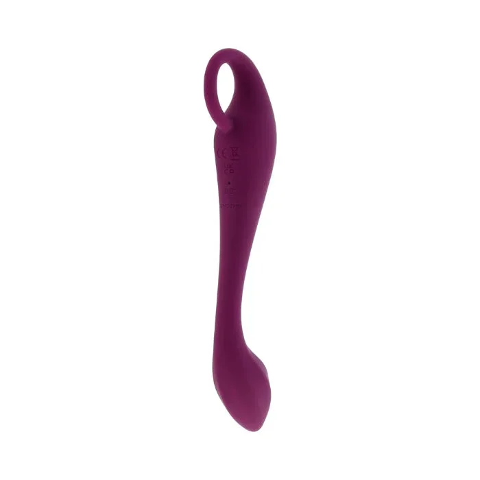 Evolved Lochness G Rechargeable Ergonomic Curved Silicone Vibrator With Handle