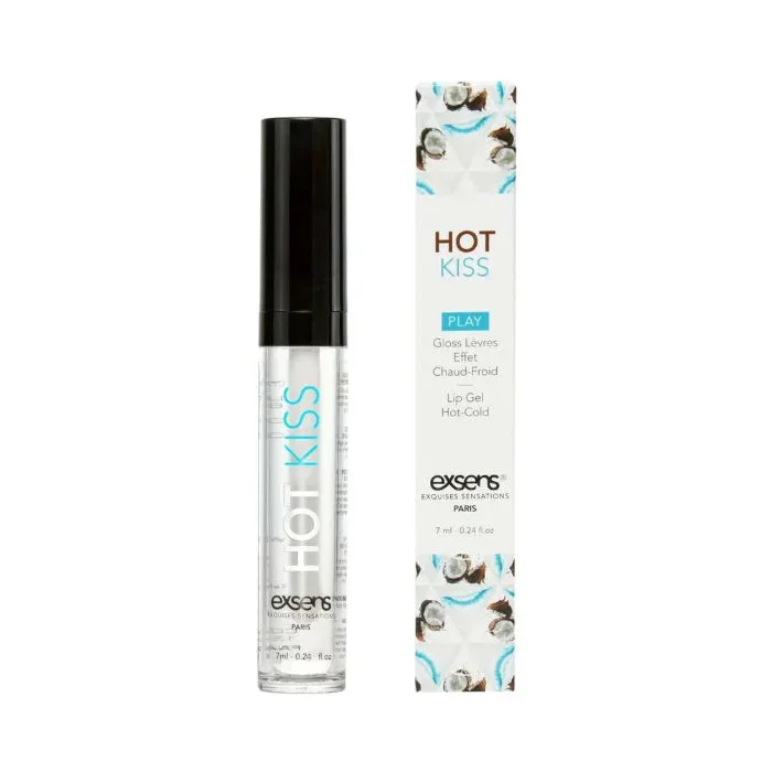 Exsens Hot Kiss Tingling Arousal Lip Gloss Coconut Flavor