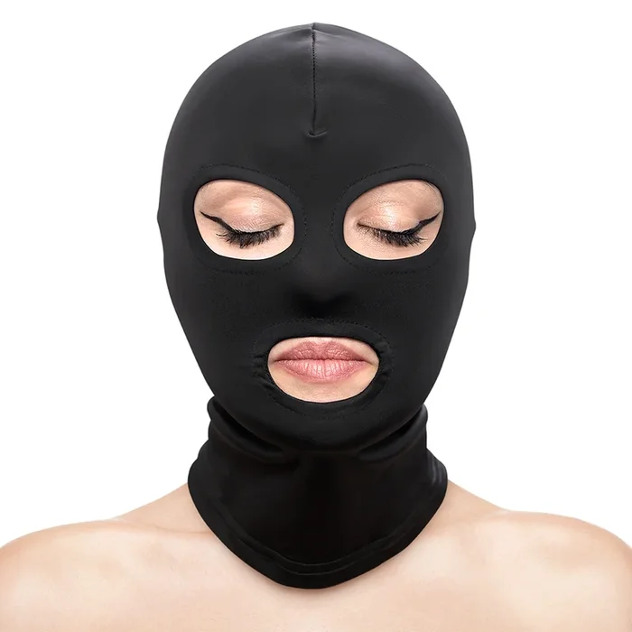 Fetish & Fashion Open Eyes & Mouth Bondage Hood