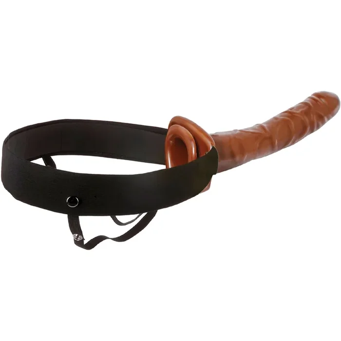 Fetish Fantasy 10″ Hollow Strap-On in Chocolate Dream – Extender Extension Dildo