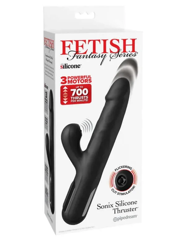 Fetish Fantasy Series Sonix Silicone Thruster Black