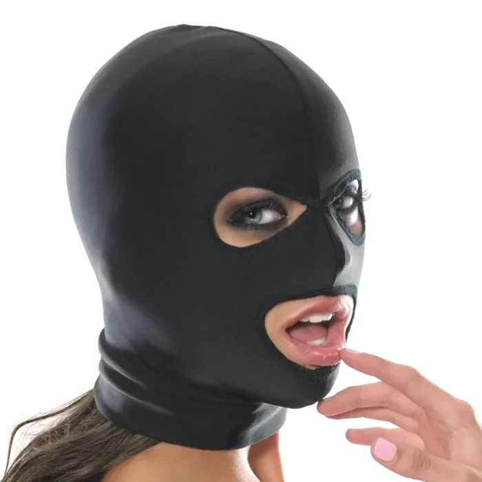 Fetish Fantasy Series Spandex 3 Hole Hood