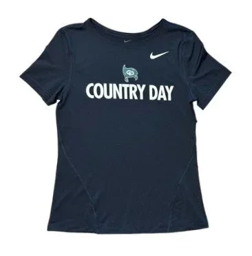 FINAL SALE. Ladies Nike Pro Top SS All Over Mesh Tee