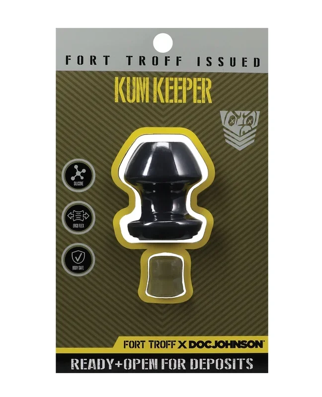 Fort Troff Kum Keeper Anal Plug – Black